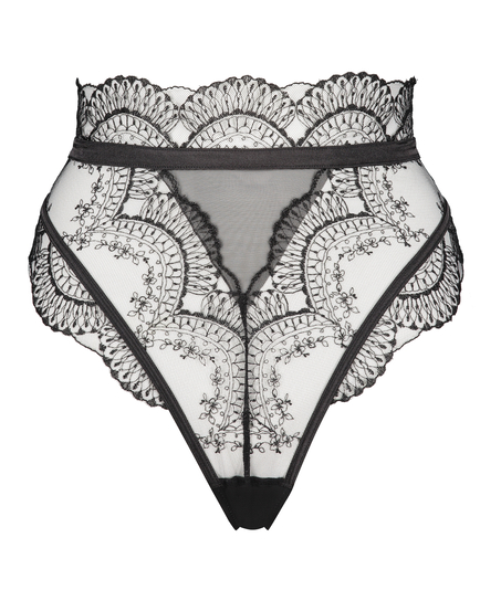 Stringi z wysokim wycięciem Akira, Czarny