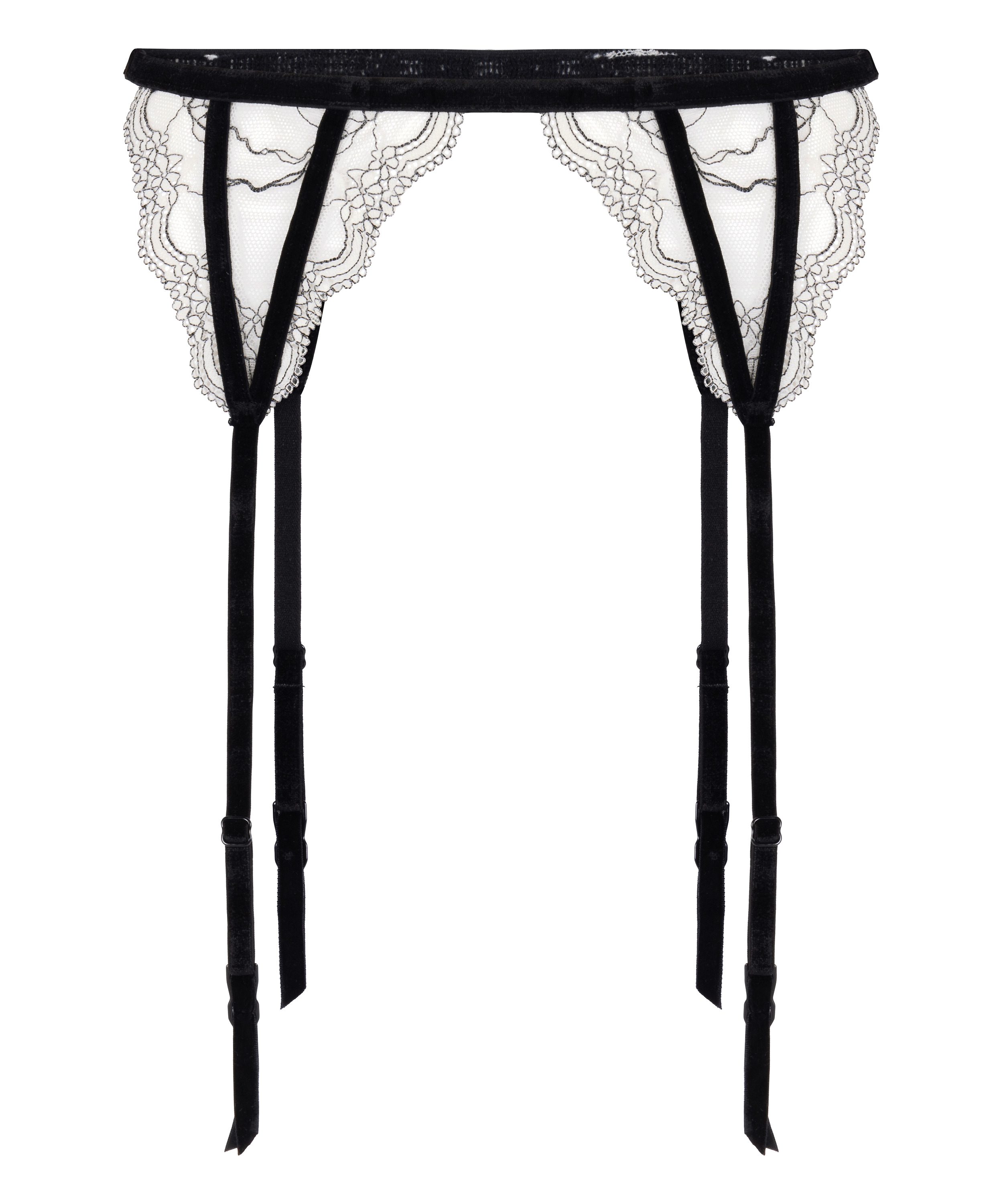 Podwiązki Agnes, Biały, main