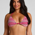 Tr&oacute;jkątny top od bikini Cali, R&oacute;żowy