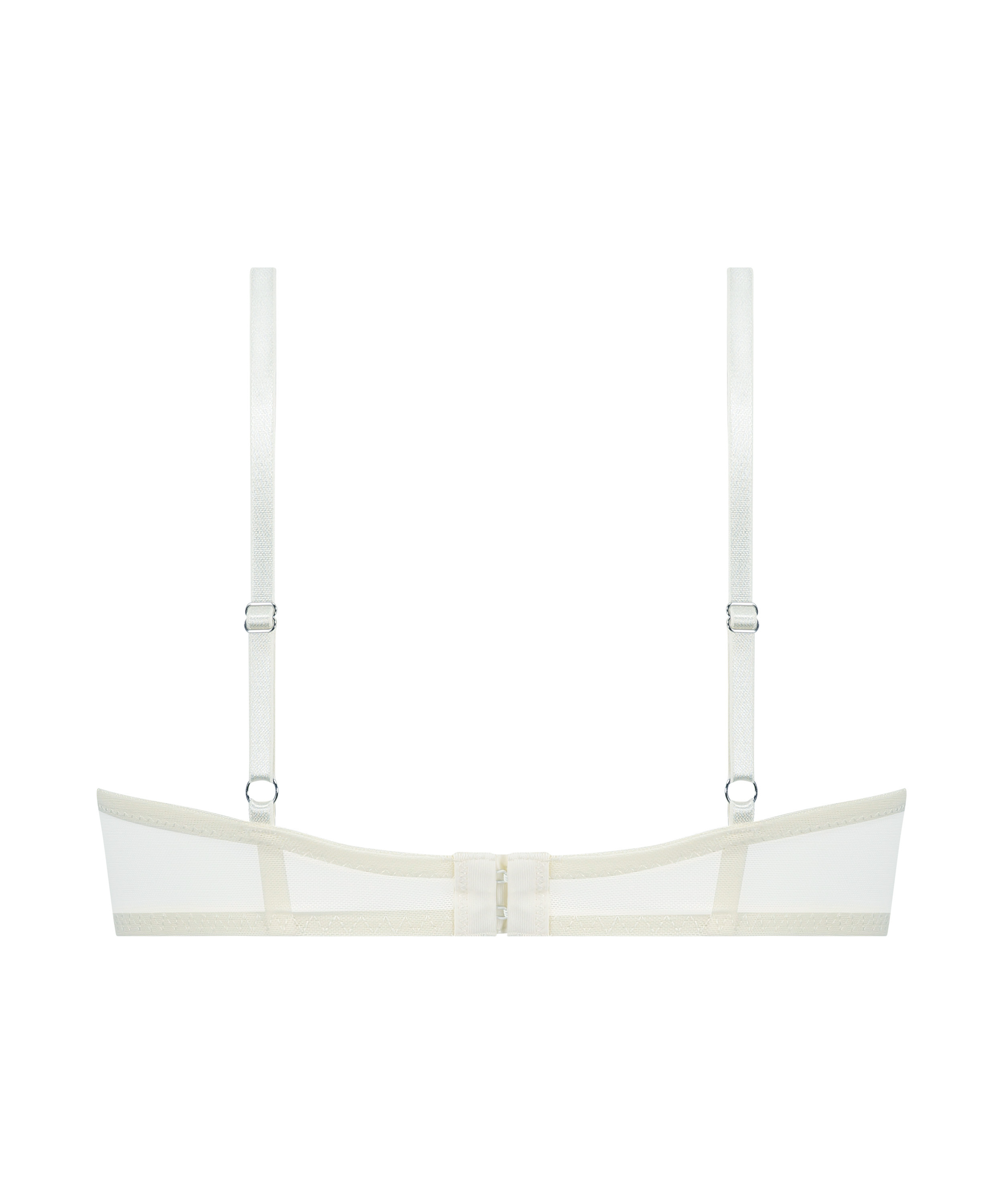 Nieusztywniany biustonosz z fiszbinami Harmony, Biały, main