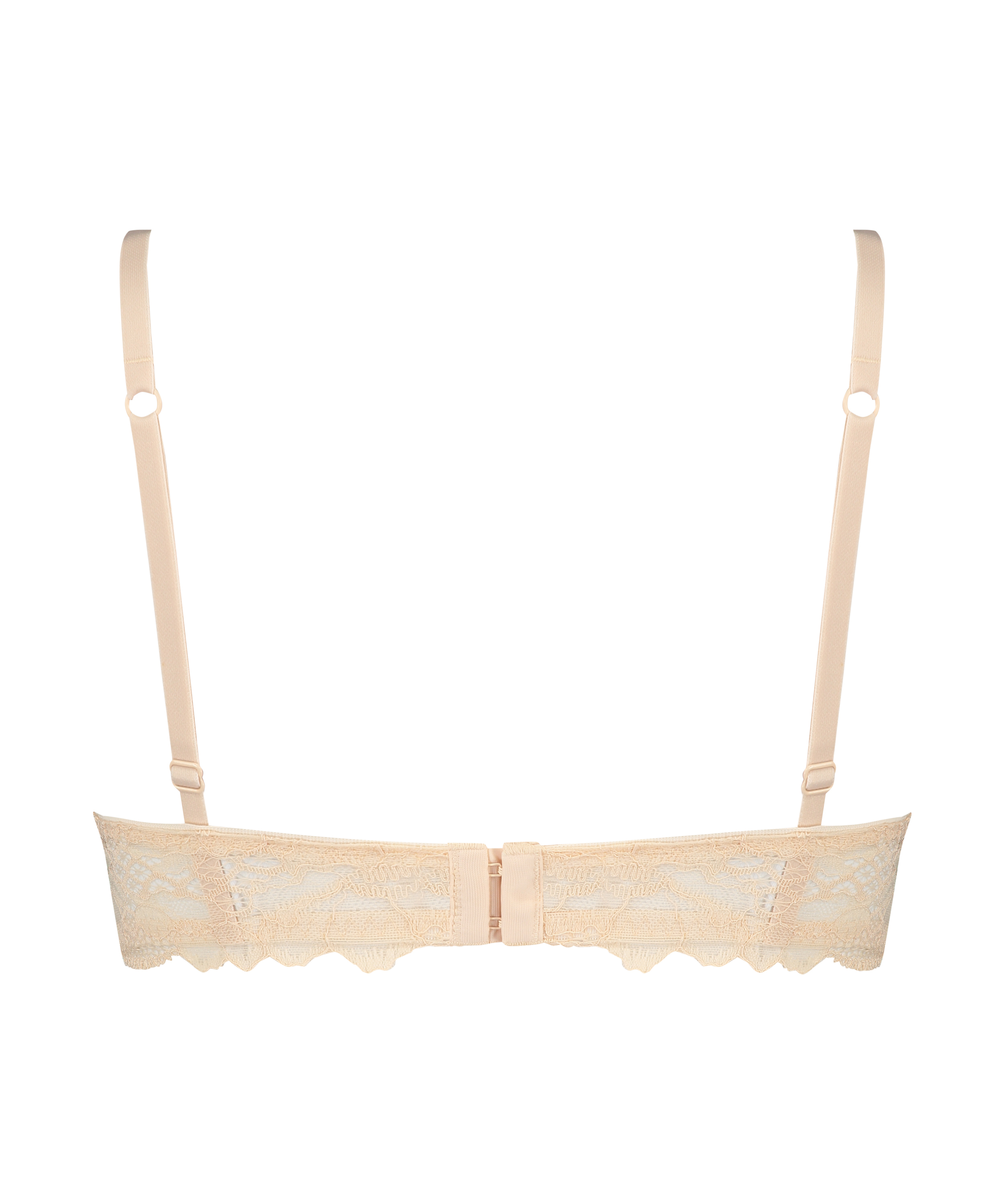 Chole padded longline non-wired bra, Beżowy, main