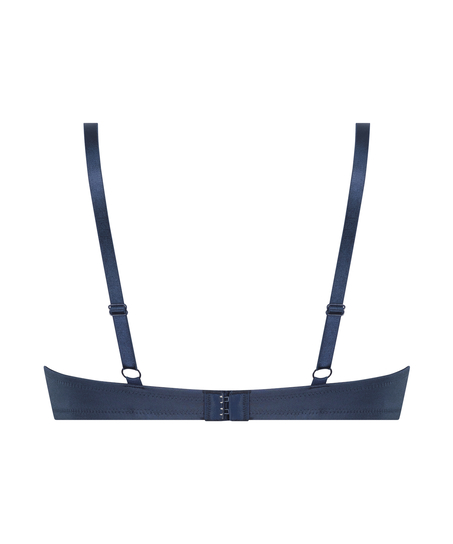 Nieusztywniony biustonosz z fiszbinami Margot, Niebieski