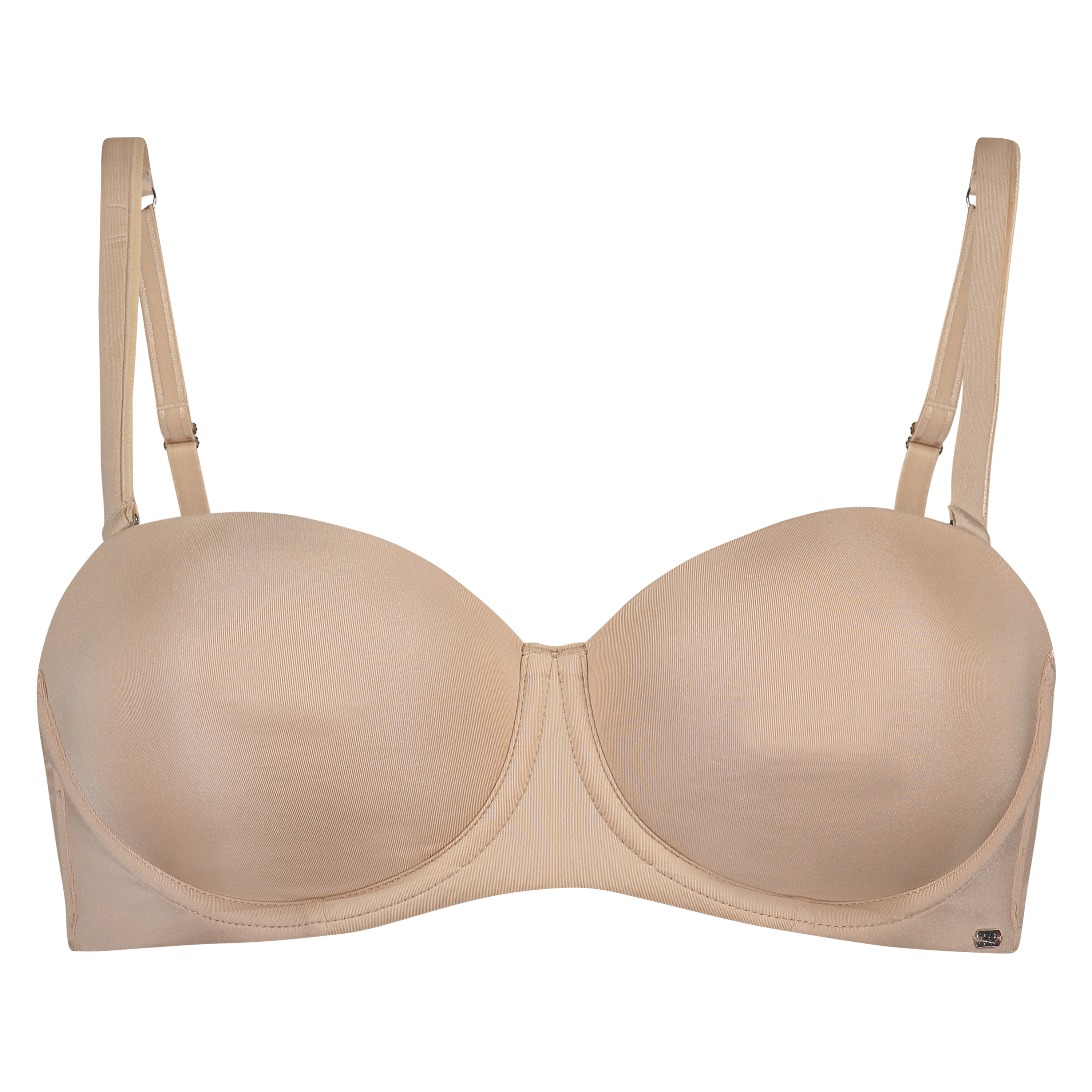 Naomi Padded Underwired Strapless Bra, Beżowy, main