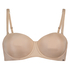 Naomi Padded Underwired Strapless Bra, Beżowy