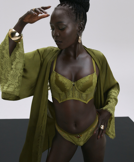 Majtki brazylijskie Amelie, Zielony