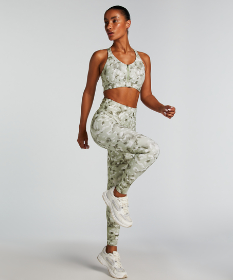HKMX Legginsy z wysokim stanem, Zielony