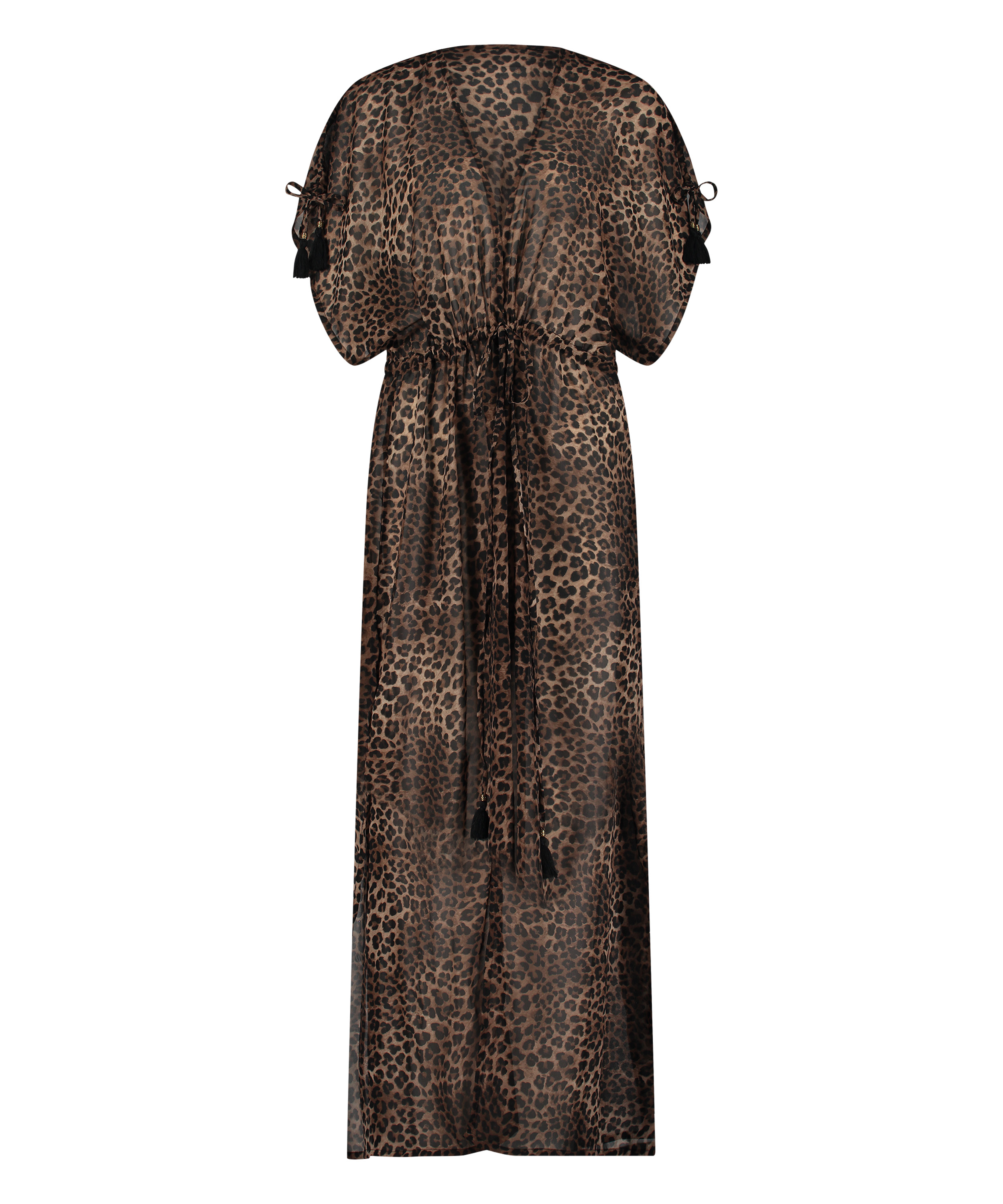 Przezroczyste kimono, Brązowy, main