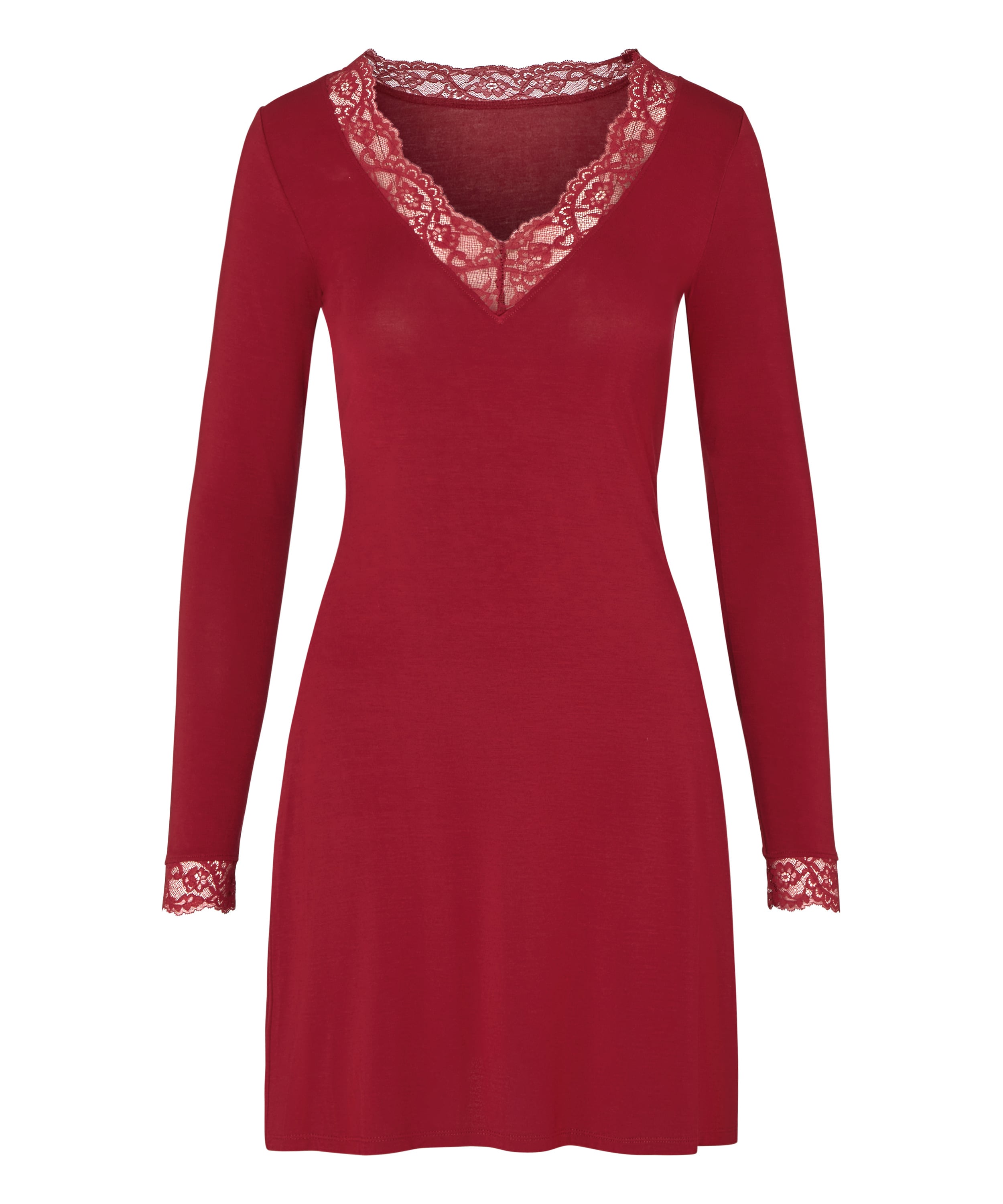 Koszula nocna Lace Nana, Czerwony, main