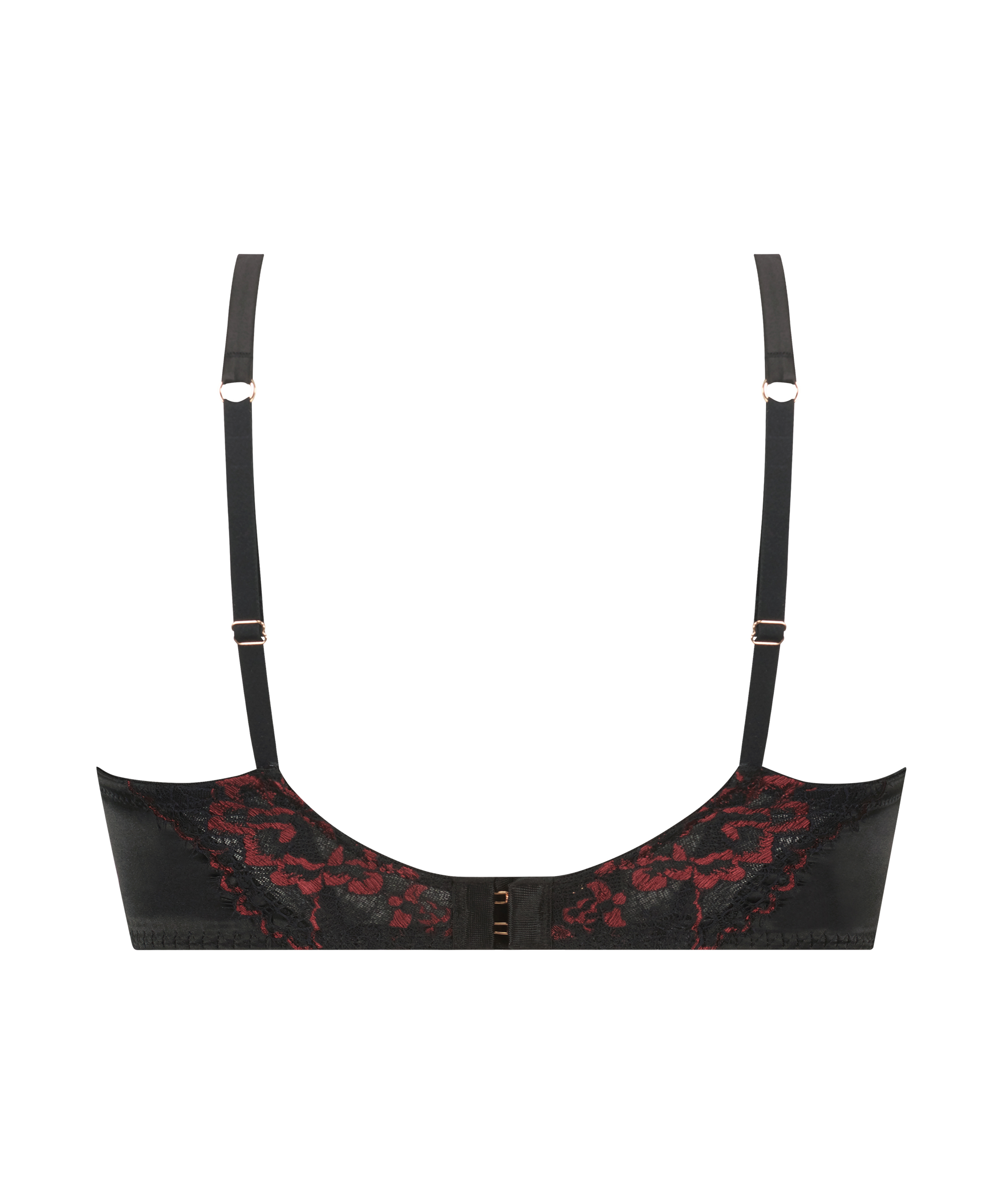 Usztywniony biustonosz z fiszbinami Silke, Czarny, main