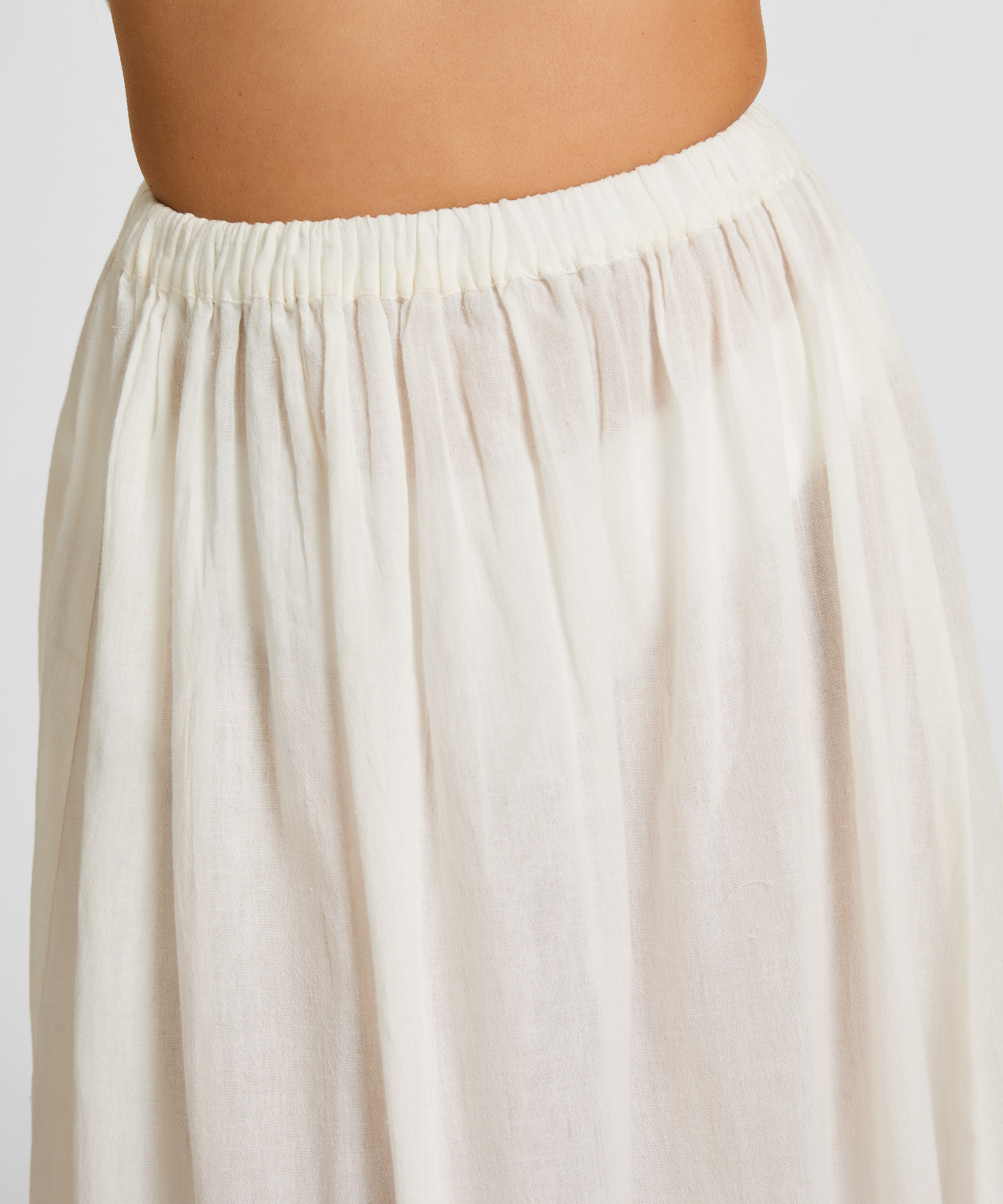 Beach Skirt Glam, Biały, main