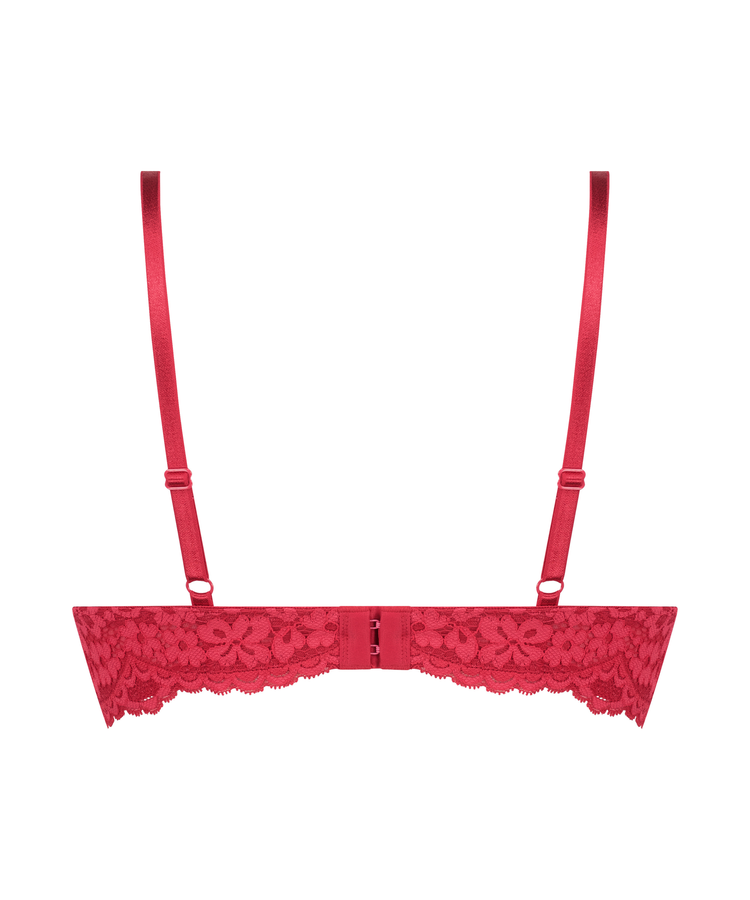 Biustonosz usztywniany push-up Rose, Czerwony, main