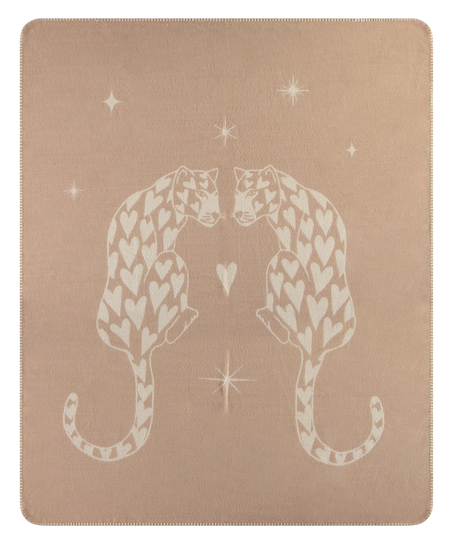 Przytulny Koc Leonie, Brązowy