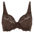 Biustonosz nieusztywniany z fiszbinami Diva, Brązowy
