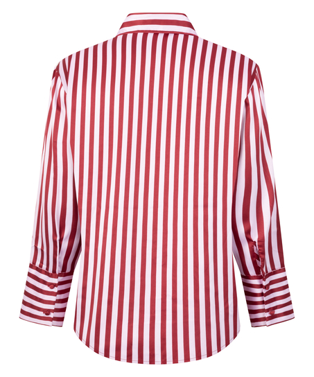 Kurtka z satyny z długimi rękawami, R&oacute;żowy