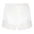 Satynowe Szorty Valerie, Biały