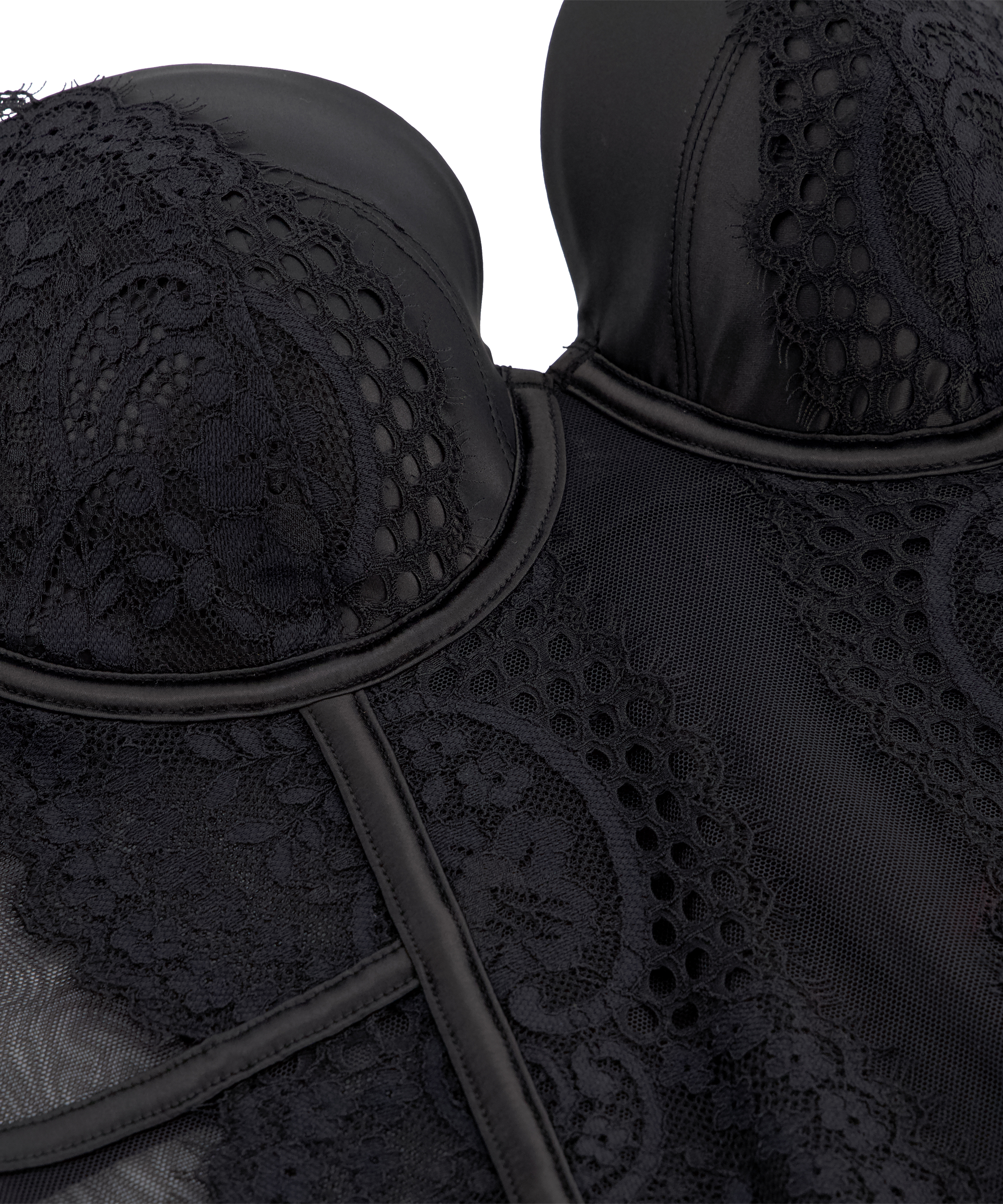 Biustonosz bustier Veronica, Czarny, main