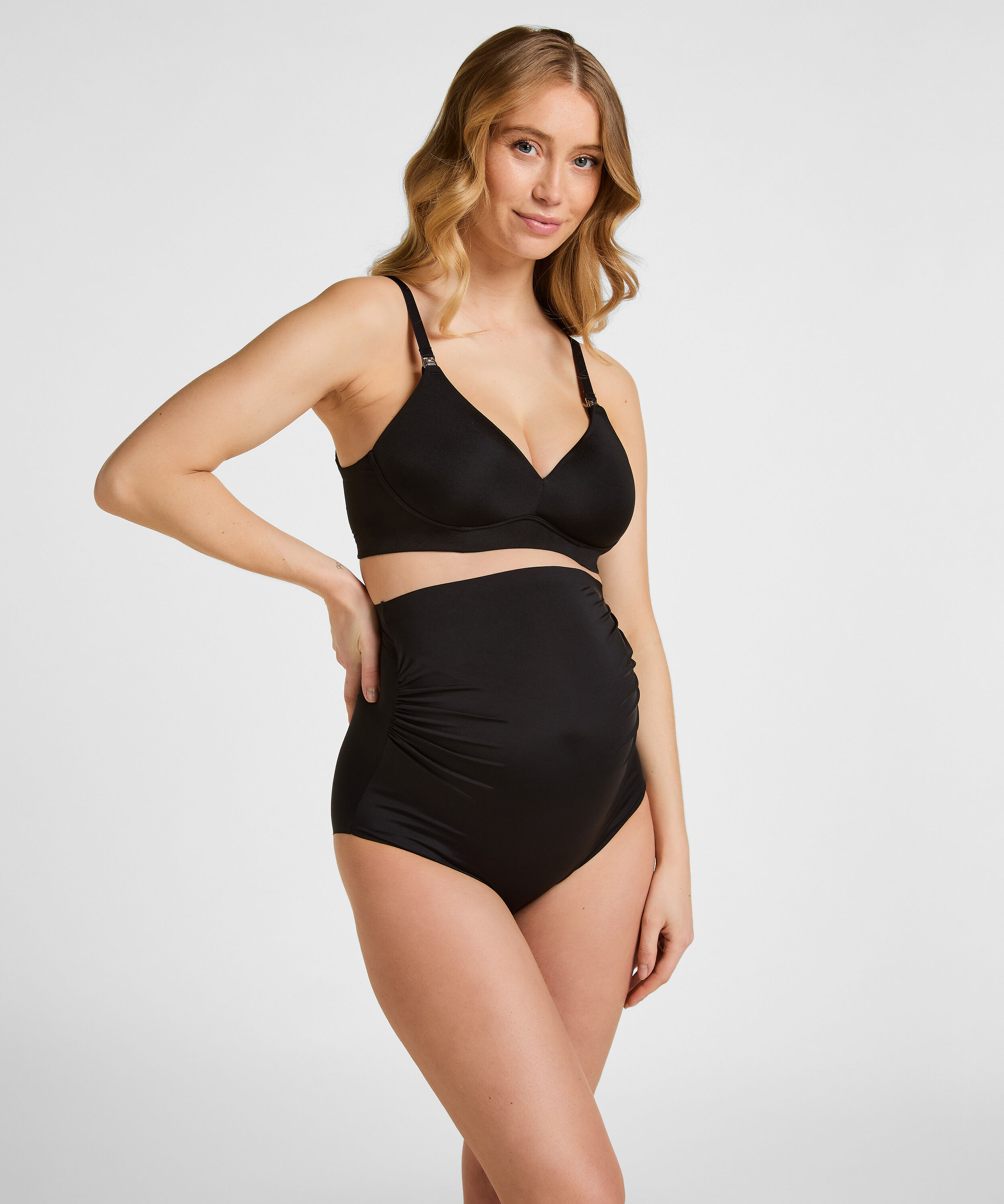 Brazyliany Ciążowe Smooth, Czarny