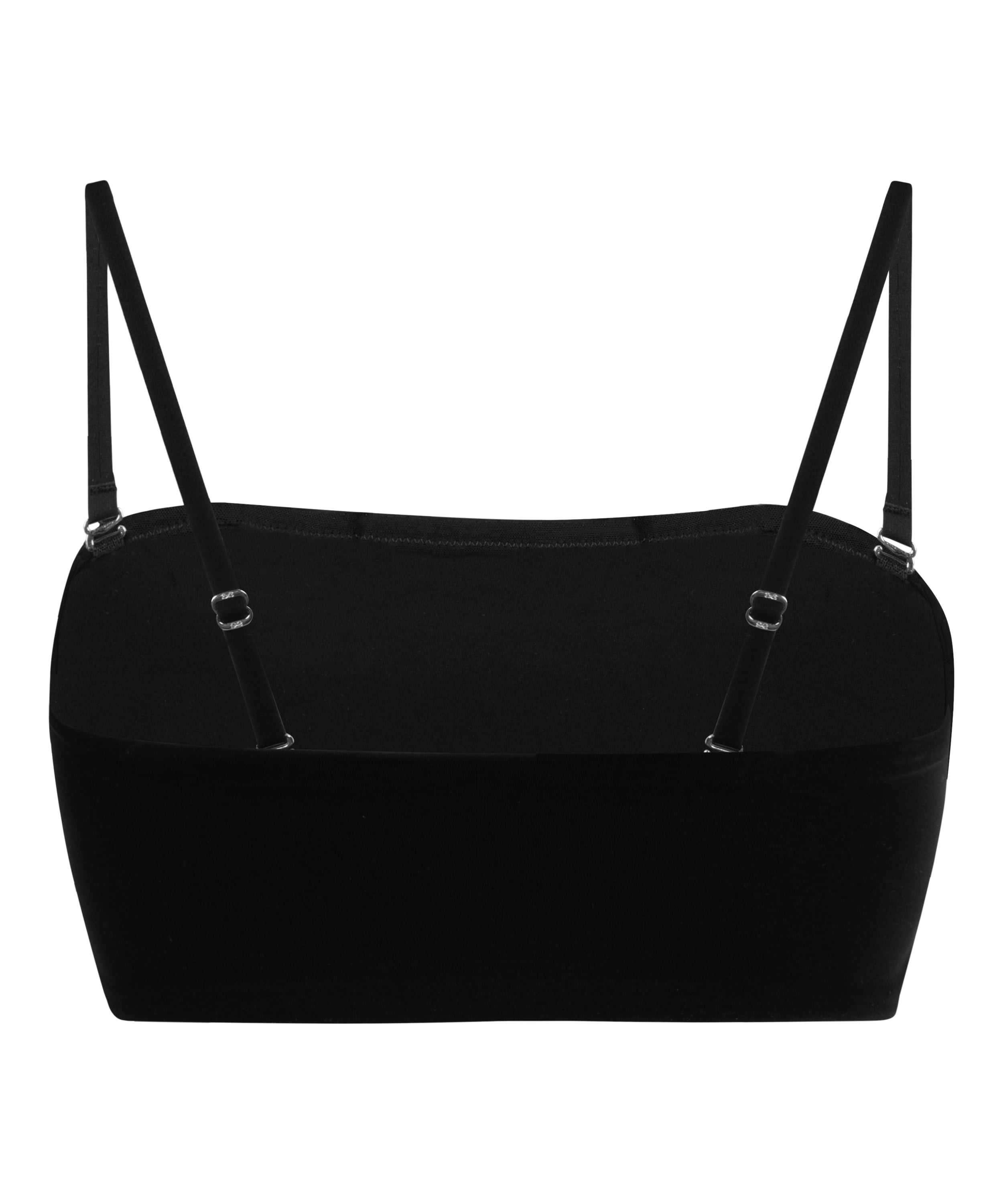 Bandeau Bralette Smooth, Czarny, main