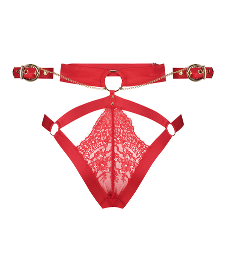 Majtki brazylijskie Entice, Czerwony