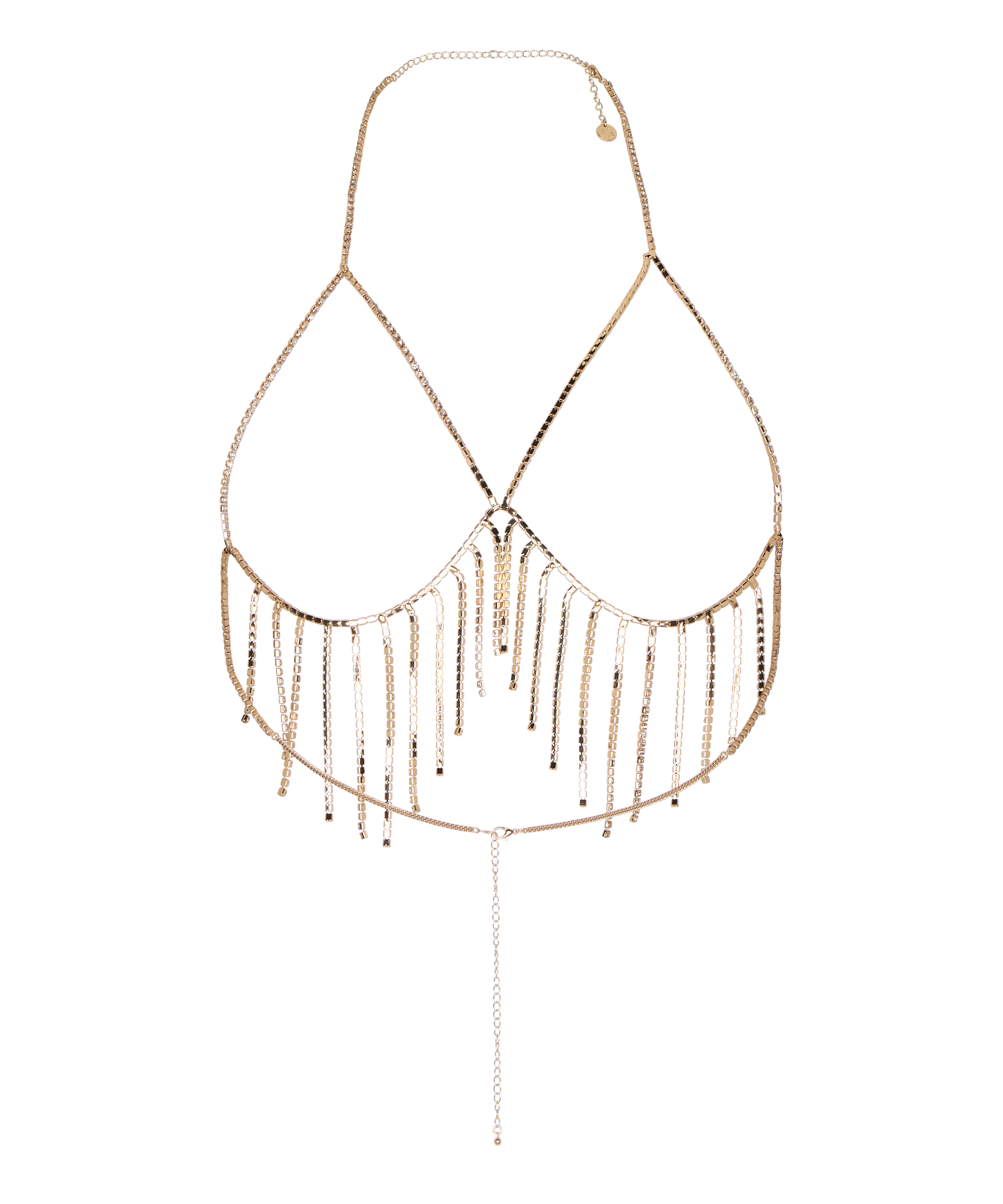 Biżuteria Bralette z Kryształkami, Ż&oacute;łty, main
