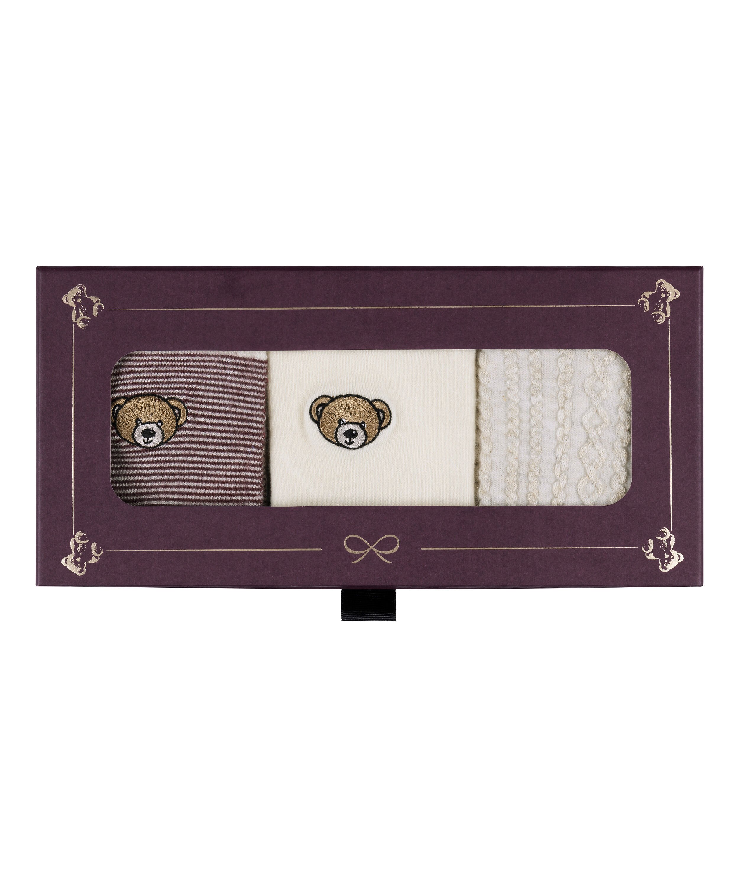 3 pary skarpet Giftpack, Biały