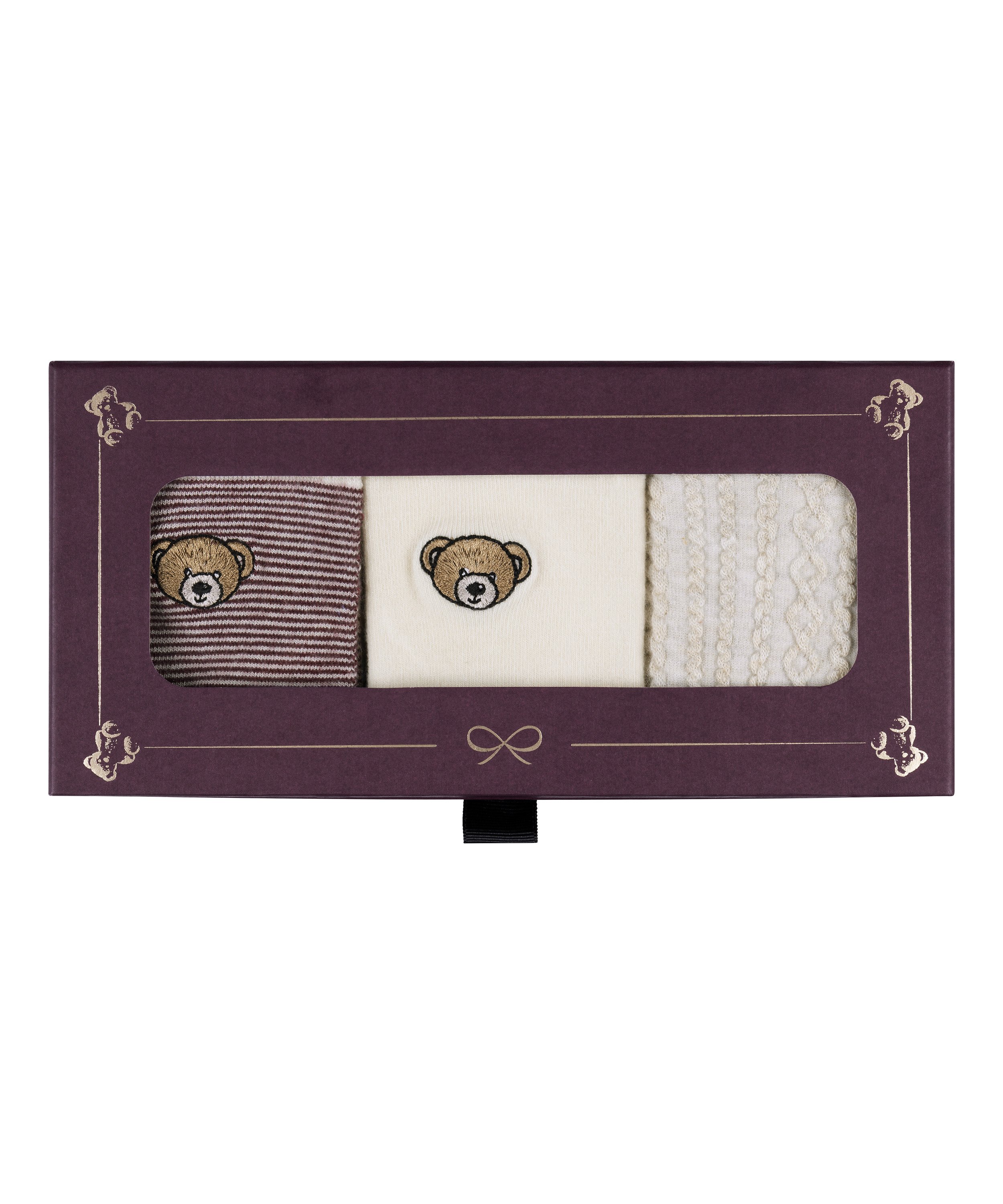 3 pary skarpet Giftpack, Biały, main