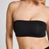 Bandeau Bralette Smooth, Czarny