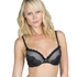 Padded underwired bra Tyler, Czarny