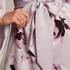 Satynowe kimono, Fioletowy
