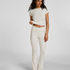 Flared Lounge Pants, Szary