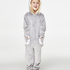 Fleece Onesie Kids, Szary
