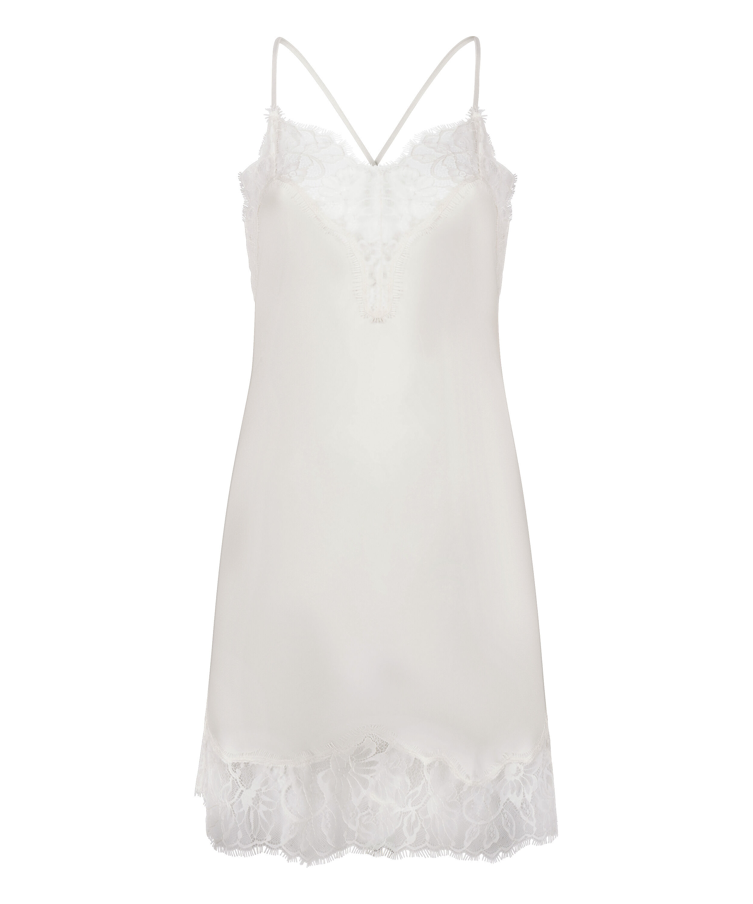 Koszulka nocna Valerie, Biały