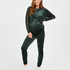Aksamitne joggery ciążowe Shimmer, Zielony