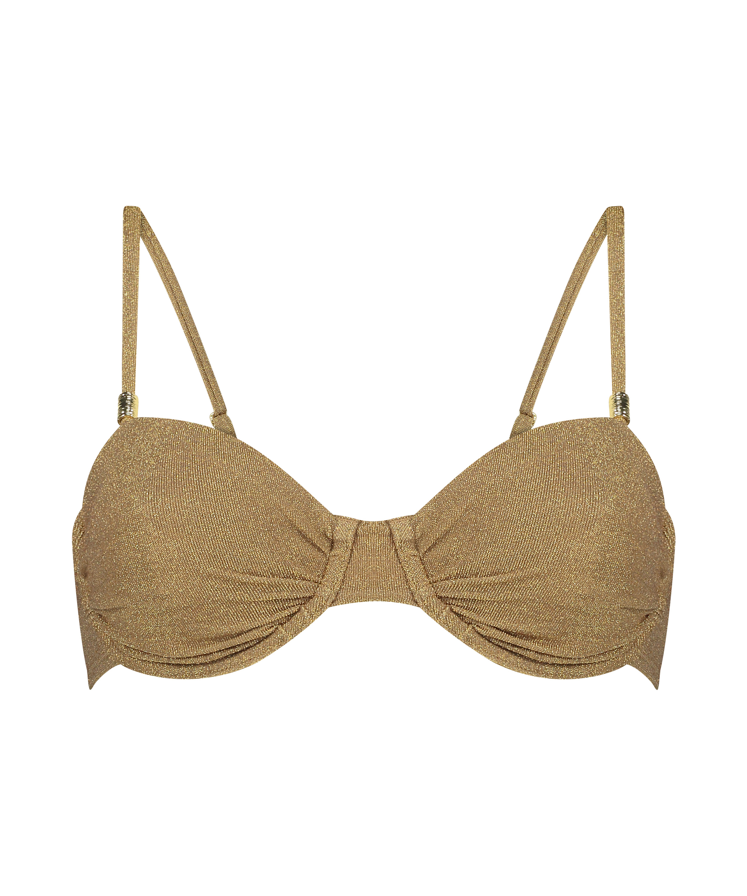 G&oacute;ra od bikini Goldie Shimmer, Ż&oacute;łty, main