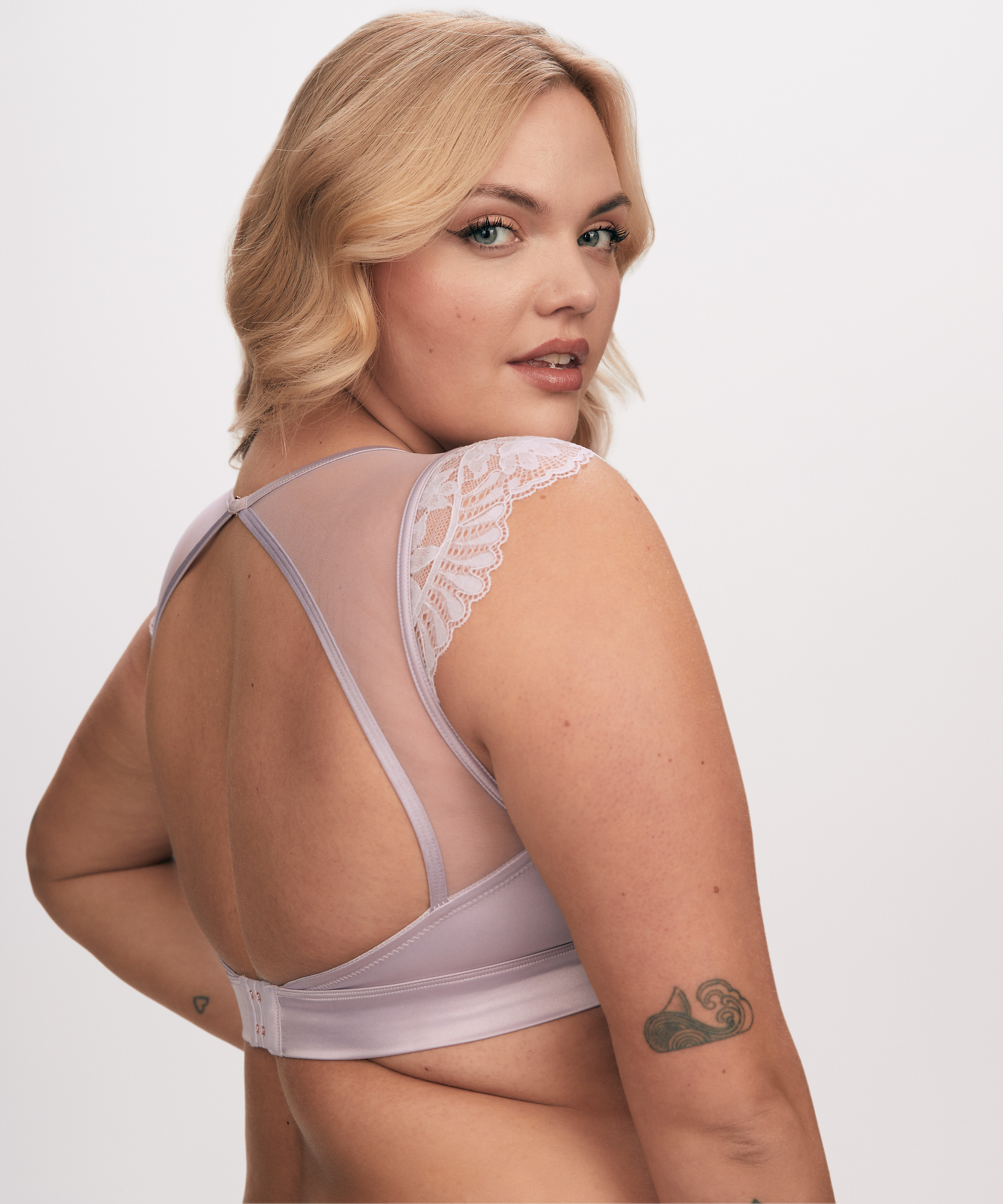 Biustonosz bralette Indigo, Fioletowy, main