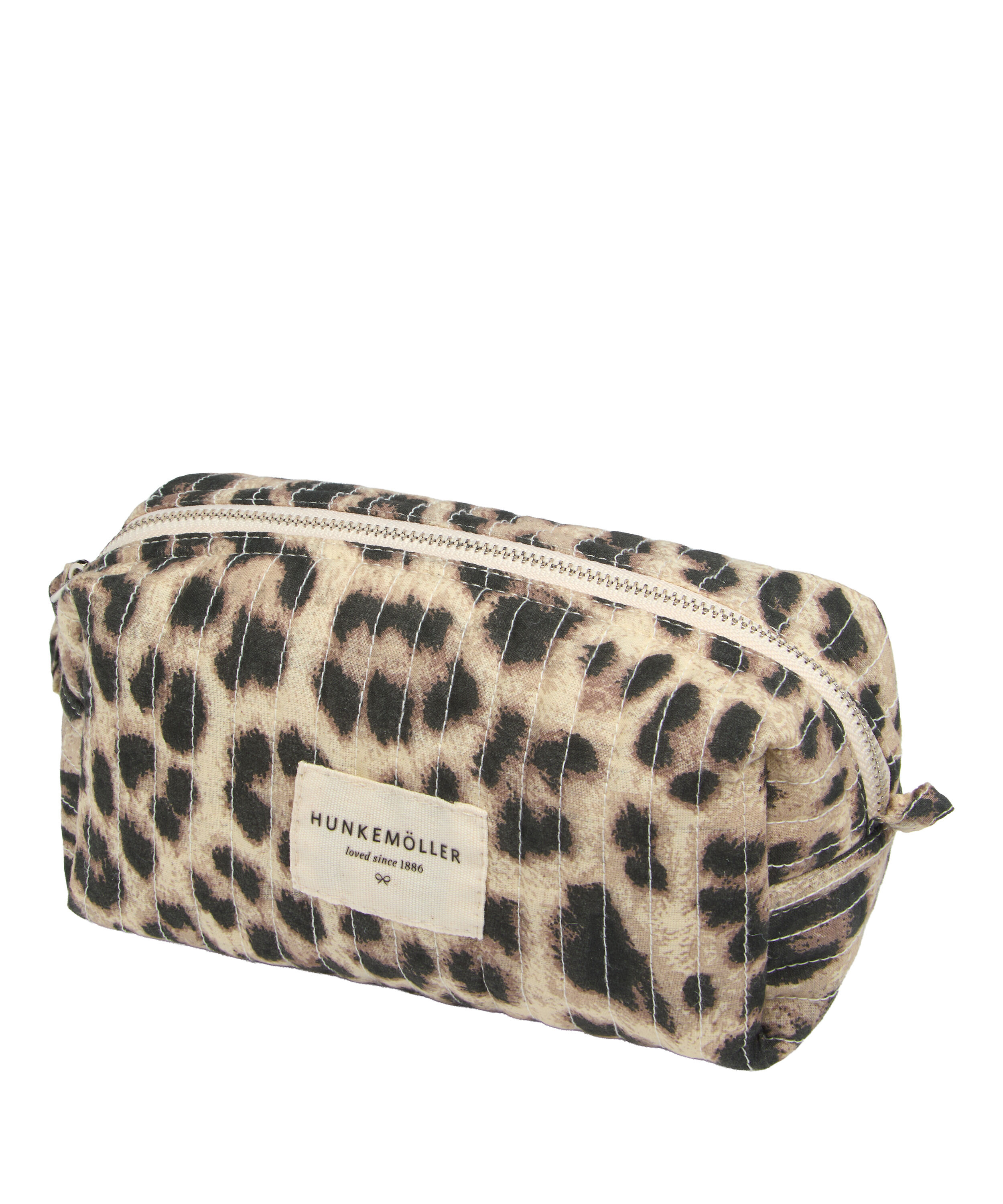 Kosmetyczka Mała Leopard, Beżowy