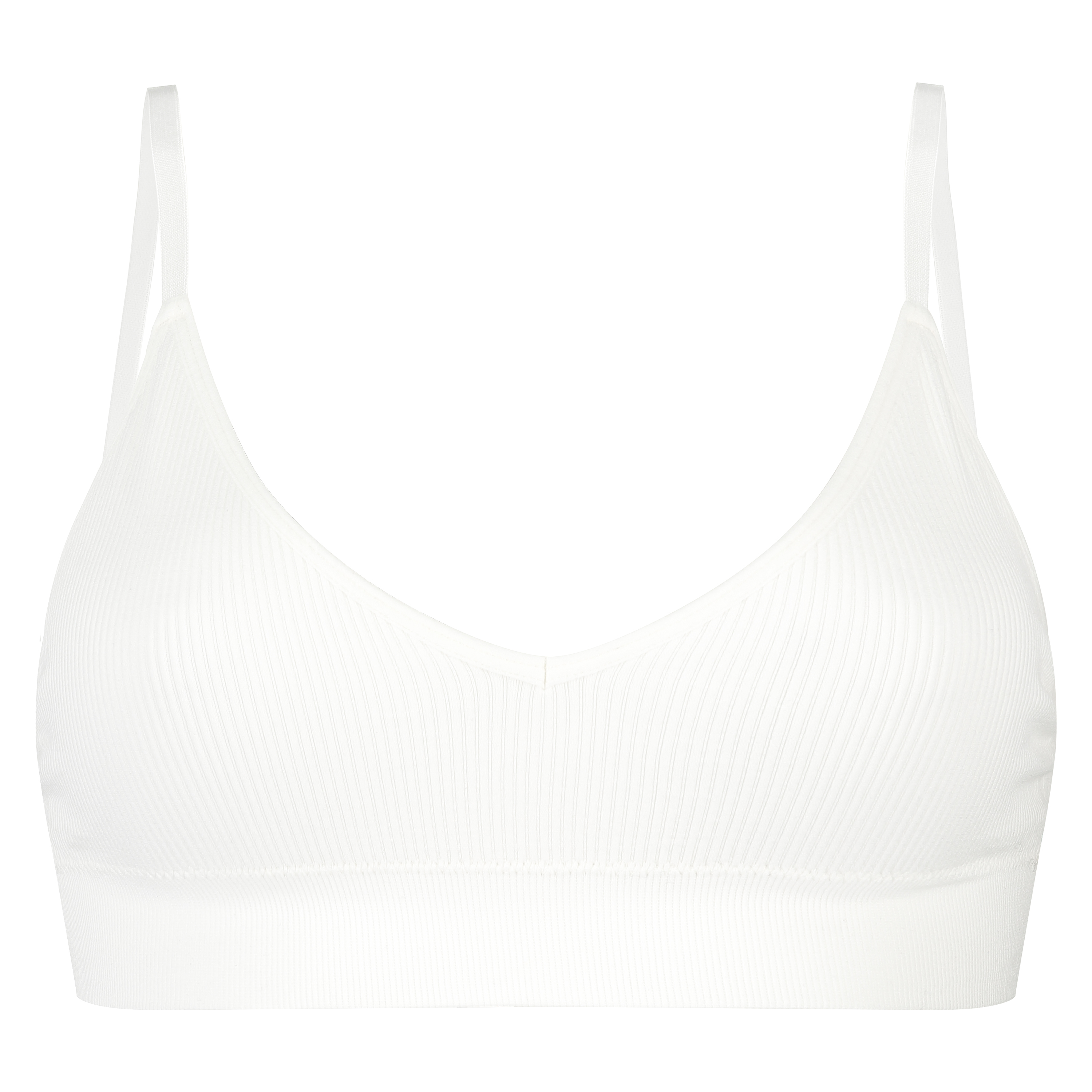 Seamless bralette, Biały, main