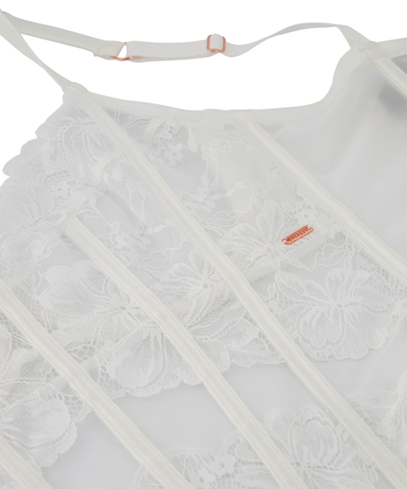 Gorset Cesca, Biały