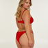 Biustonosz bikini bez wkładek BoraBora, Czerwony