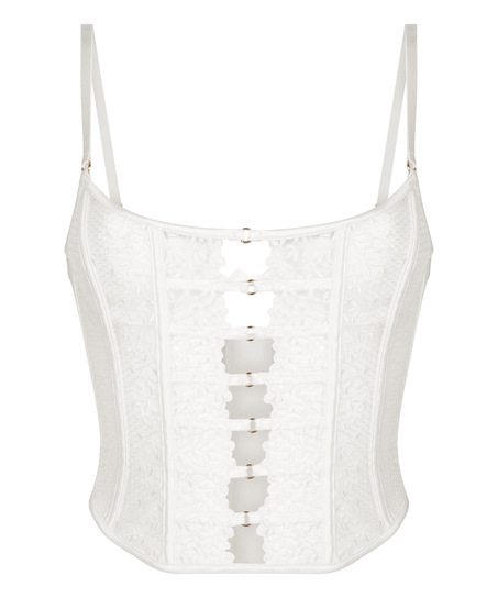 Biustonosz Bustier Kristina, Biały