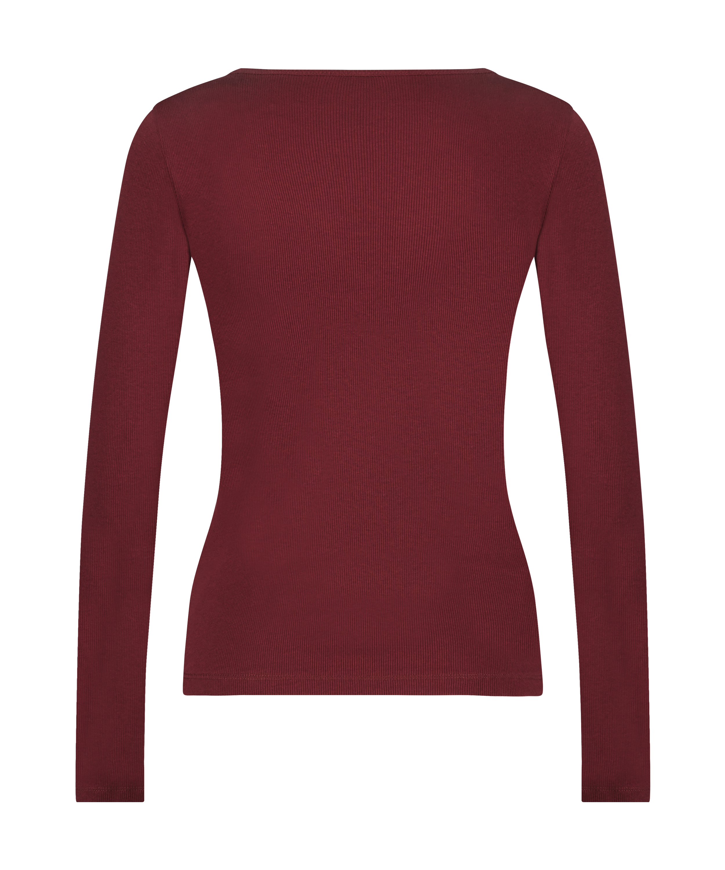 Top V-neck long sleeves, Fioletowy, main