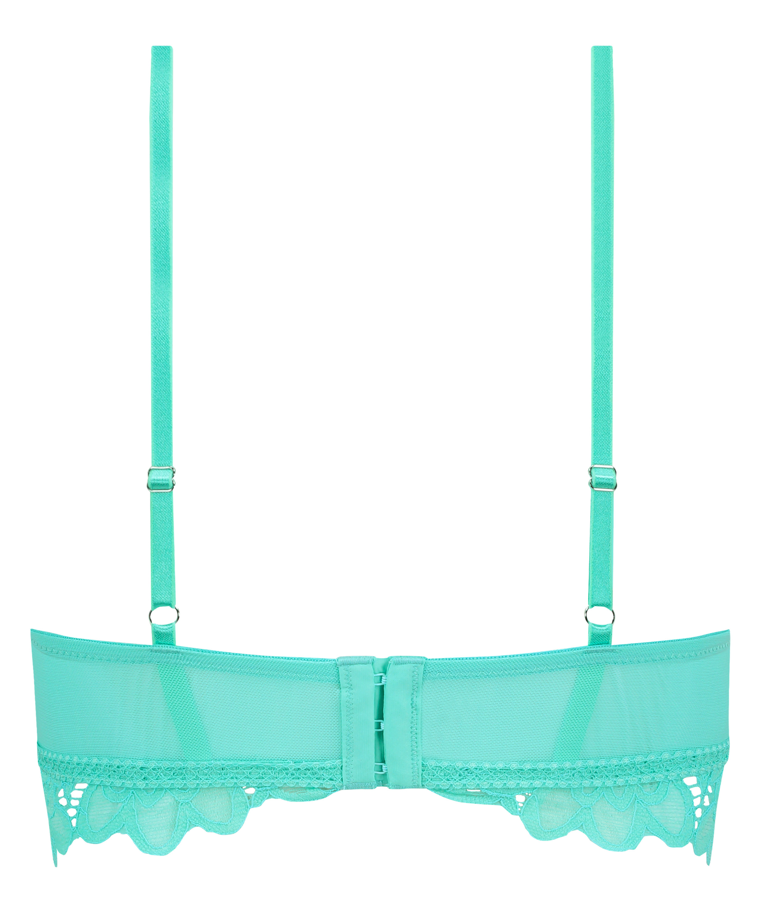 Usztywniany biustonosz bez fiszbin Longline Shiloh, Zielony, main