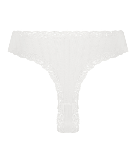 Brazyliany V-shape Mesh, Biały