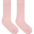 Cashmere Blend Ribbed Socks, R&oacute;żowy