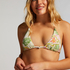 Tr&oacute;jkątna g&oacute;ra od bikini Tropics, Biały