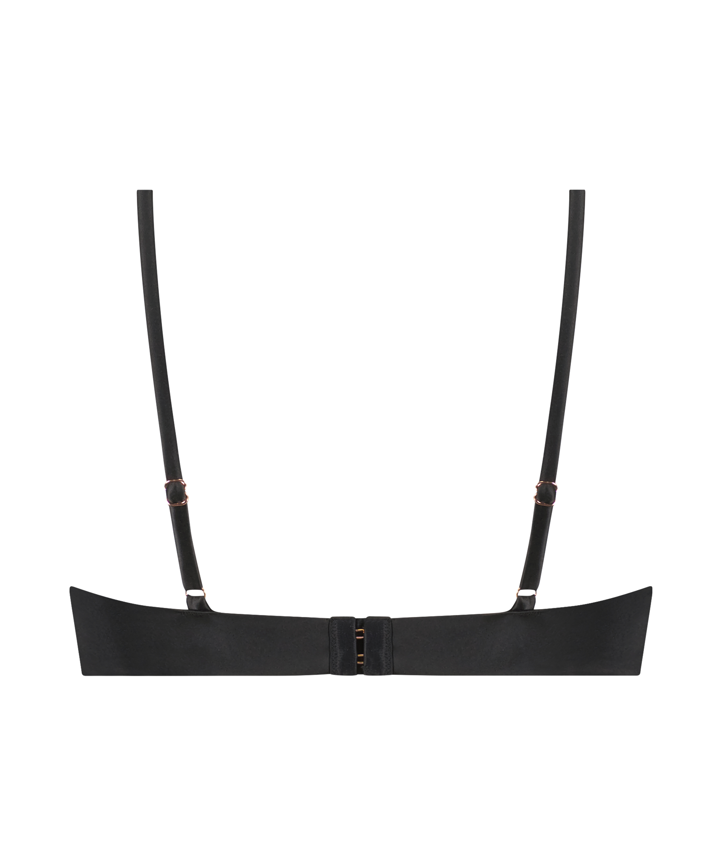 Nieusztywniany biustonosz z fiszbinami Inga, Czarny, main