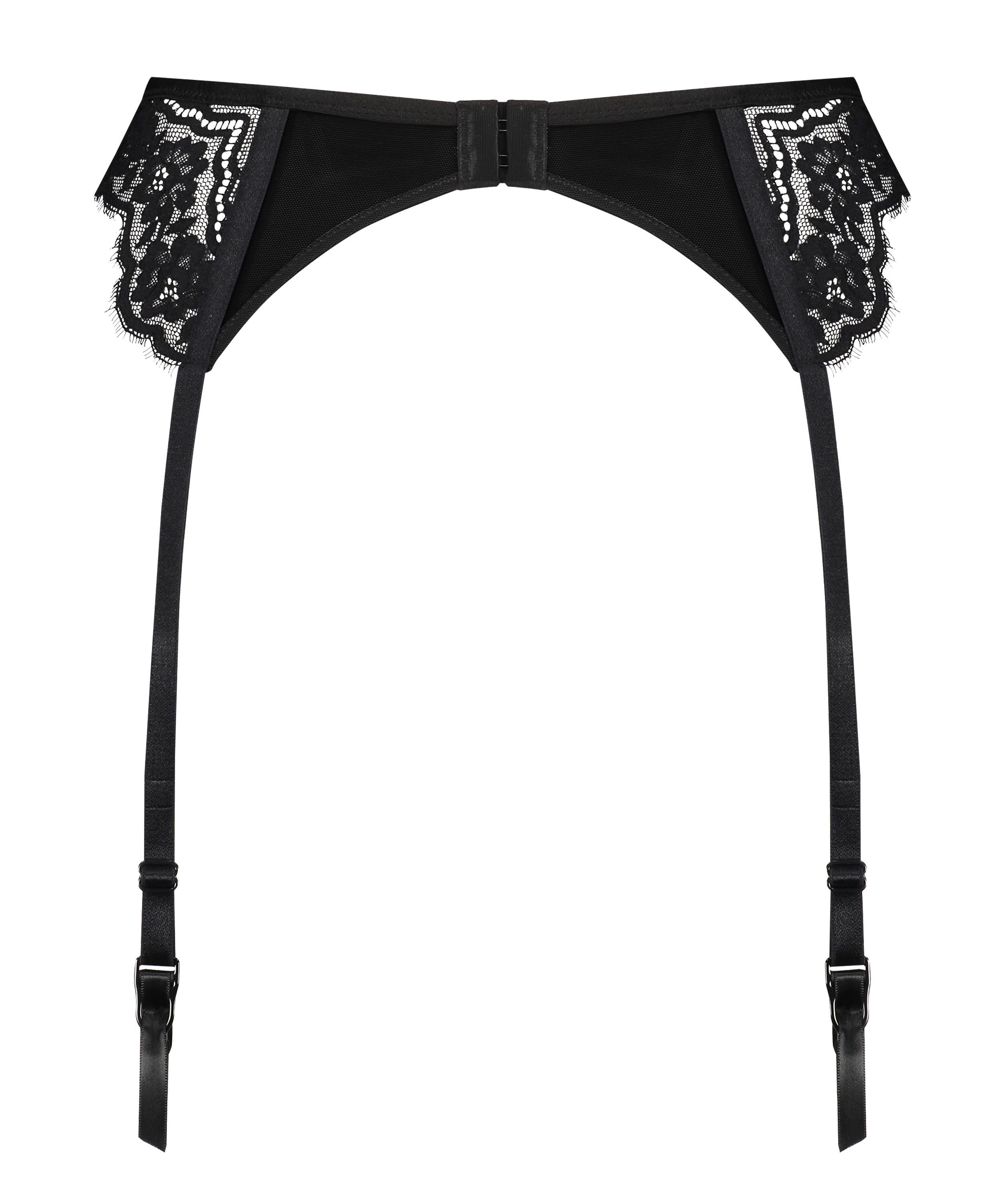 Podwiązki Allison Rebecca Mir, Czarny, main