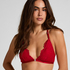 Tr&oacute;jkątny biustonosz bralette Whitney, Czerwony