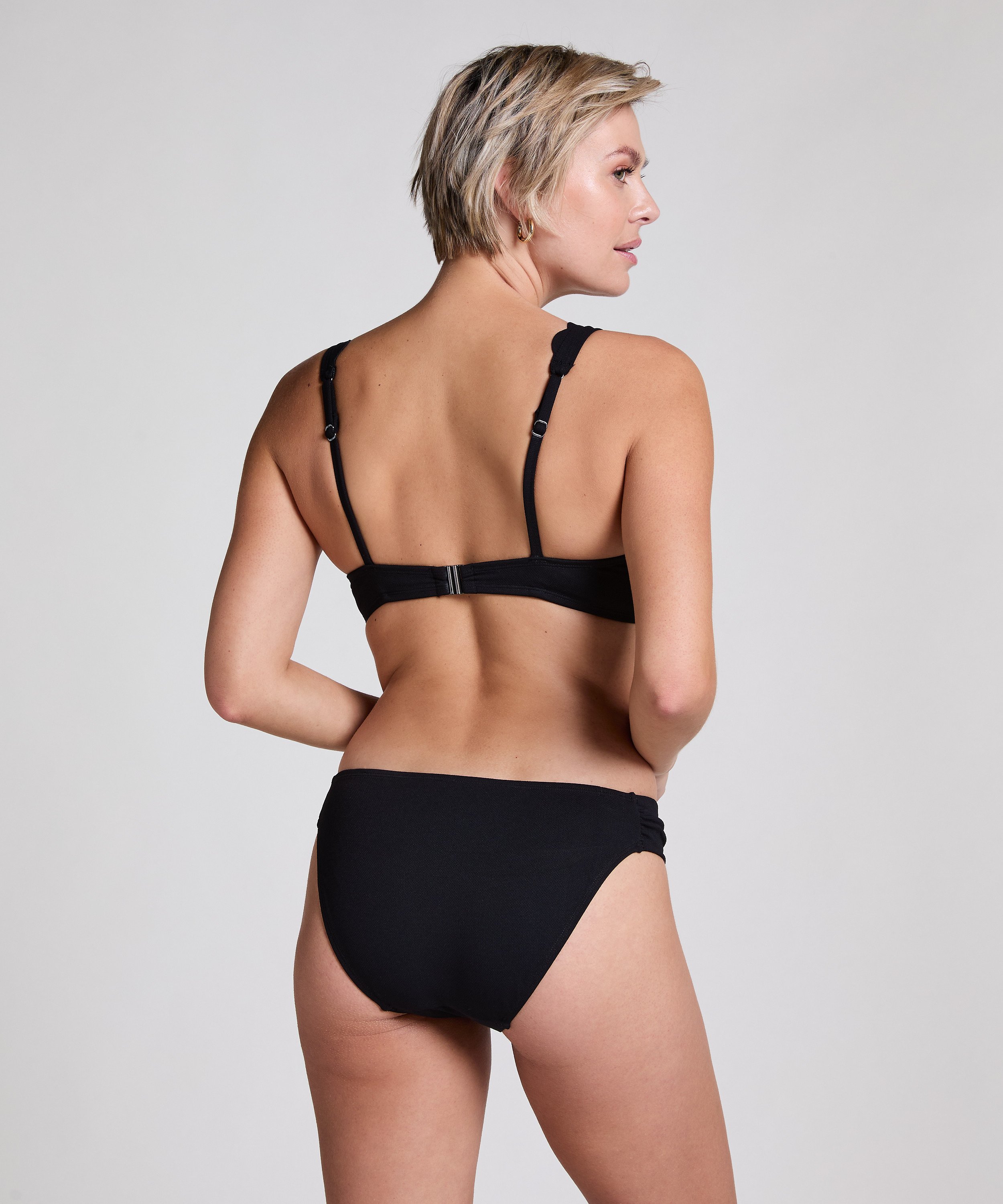 Majtki Bikini Rio Scallop, Czarny, main