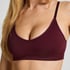 Tr&oacute;jkątny biustonosz bralette Dide, Czerwony